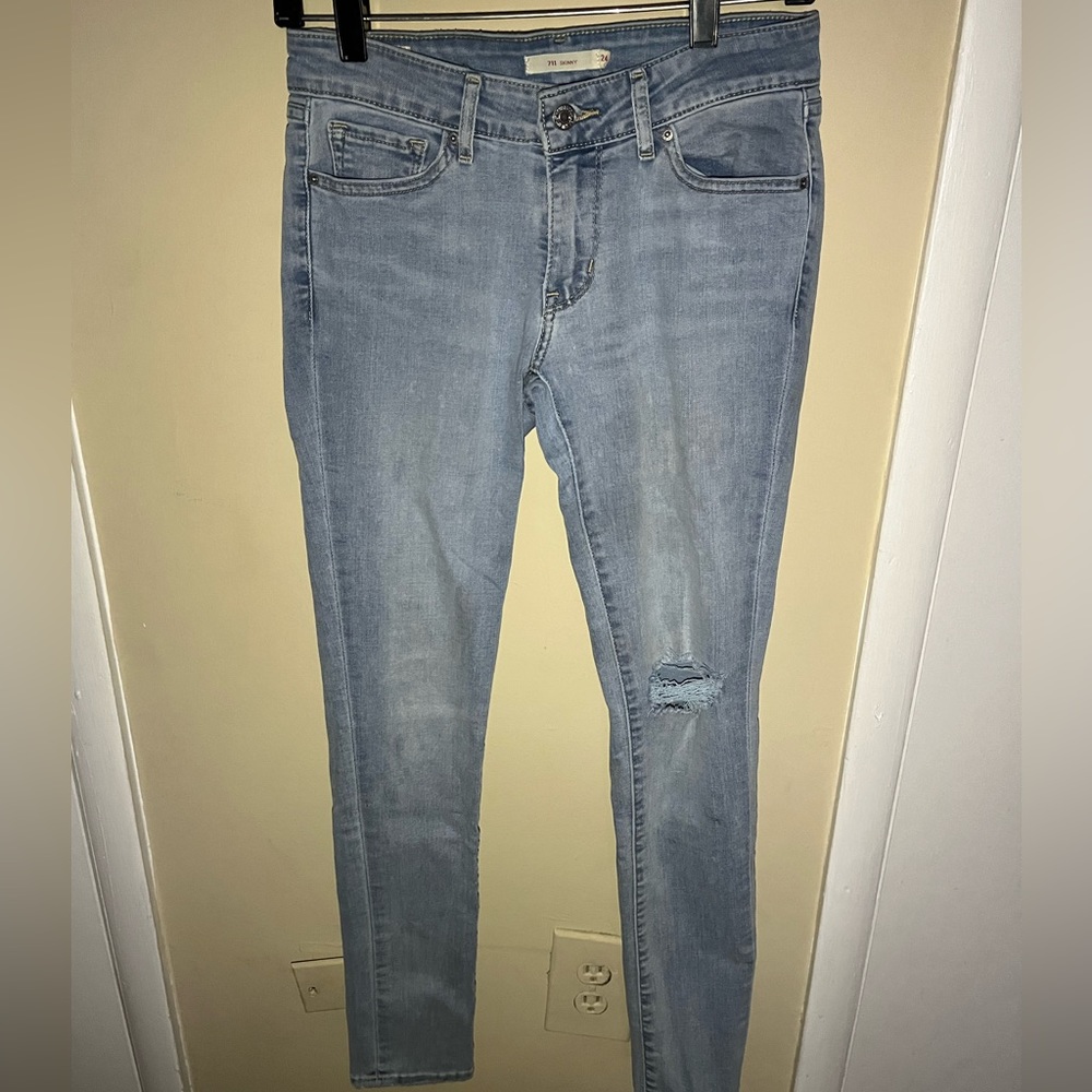 Levi’s low rise skinny jeans
